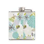 Floral achtergrond 5 heupfles (Achterkant)