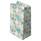 Floral achtergrond 5 klein cadeauzakje (Voorkant Gekanteld)