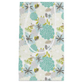Floral achtergrond 5 klein cadeauzakje (Voorkant)