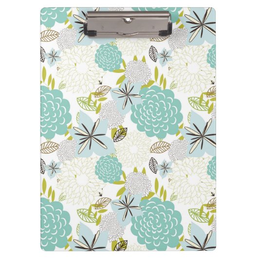 Floral achtergrond 5 klembord (Voorkant)