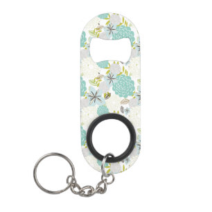 Floral achtergrond 5 mini flessenopener