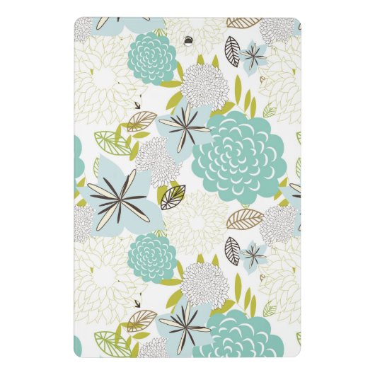 Floral achtergrond 5 mini klembord (Achterkant)