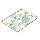 Floral achtergrond 5 notitieboek (Linkerzijde)