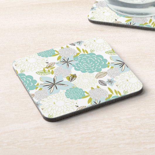 Floral achtergrond 5 onderzetter (Linkerzijde)