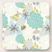 Floral achtergrond 5 onderzetter (Voorkant)