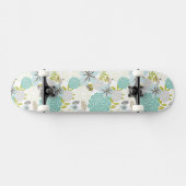 Floral achtergrond 5 skateboard (Horizontaal)