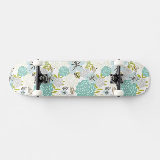 Floral achtergrond 5 skateboard (Horizontaal)
