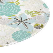 Floral achtergrond 5 snijplank (Hoek)