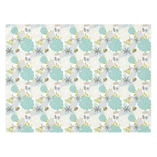 Floral achtergrond 5 tafelkleed (Voorkant (Horizontaal))