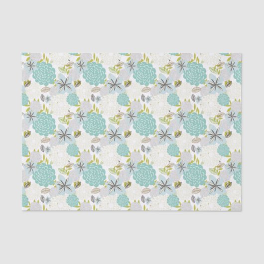 Floral achtergrond 5 tissuepapier (Voorkant)