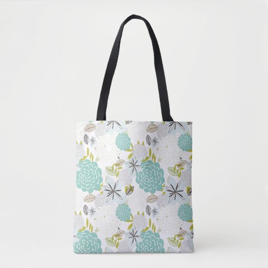 Floral achtergrond 5 tote bag (Voorkant)