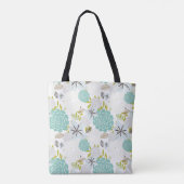 Floral achtergrond 5 tote bag (Achterkant)