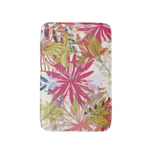 Floral achtergrond 6 badmat (Voorkant Verticaal)