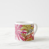 Floral achtergrond 6 espresso kop (Voorkant rechts)