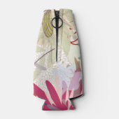 Floral achtergrond 6 flesjeskoeler (Achterkant)