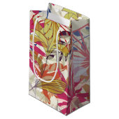 Floral achtergrond 6 klein cadeauzakje (Voorkant Gekanteld)