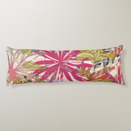 Floral achtergrond 6 lichaamskussen (Achterkant)