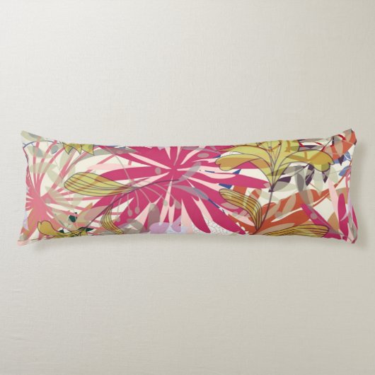 Floral achtergrond 6 lichaamskussen (Voorkant)