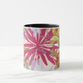 Floral achtergrond 6 mok (Midden)