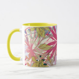 Floral achtergrond 6 mok