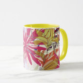 Floral achtergrond 6 mok (Voorkant rechts)