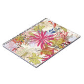 Floral achtergrond 6 notitieboek (Linkerzijde)