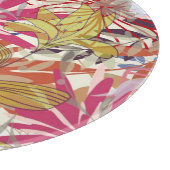 Floral achtergrond 6 snijplank (Hoek)