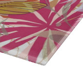 Floral achtergrond 6 snijplank (Hoek)