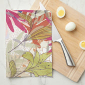 Floral achtergrond 6 theedoek (Quarter Fold)