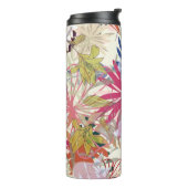 Floral achtergrond 6 thermosbeker (Gedraaid links)