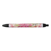 Floral achtergrond 6 zwarte inkt pen (Voorkant)