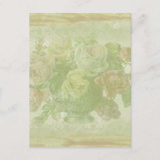  Floral achtergrond Briefkaart (Voorkant)