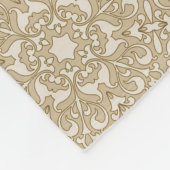 Floral achtergrond fleece deken (Hoek)