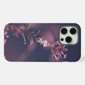 Floral  achtergrond iPhone hoesje (Achterkant horizontaal)