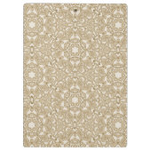 Floral  achtergrond klembord (Achterkant)