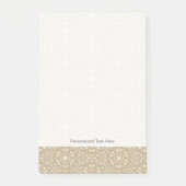 Floral  achtergrond post-it® notes (Voorkant)