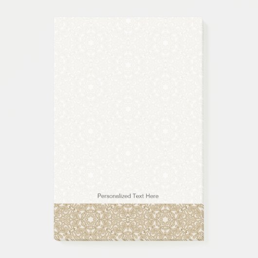Floral  achtergrond post-it® notes (Voorkant)