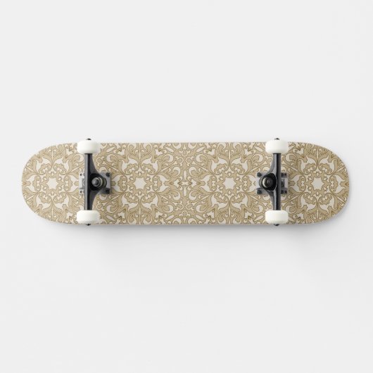 Floral  achtergrond skateboard (Horizontaal)