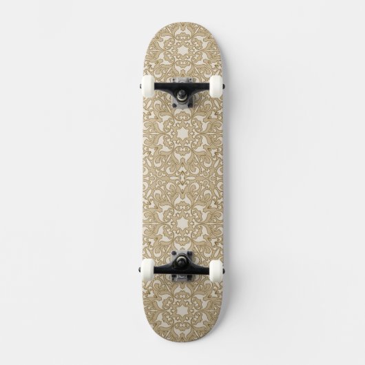 Floral  achtergrond skateboard (Voorkant)