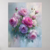 Floral Acryl Wall Art Print (Voorkant)