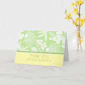 Floral Administrative Professionals Day Kaart (Gele Bloem)