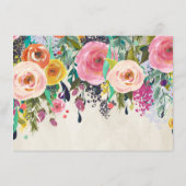 Floral Advice-Kaarten voor het paar Advieskaart (Achterkant)