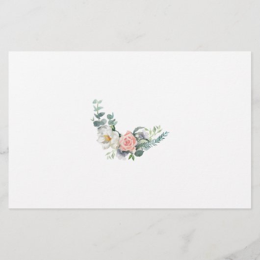 Floral Advice voor bruinkaarten en bruinkoolkaarte Flyer (Achterkant)