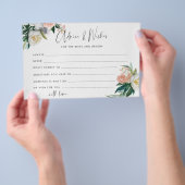 Floral Advice voor bruinkaarten en bruinkoolkaarte Flyer (Hand)