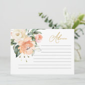 Floral Advice voor mam-tot-zijn Uitnodiging (Staand voorkant)