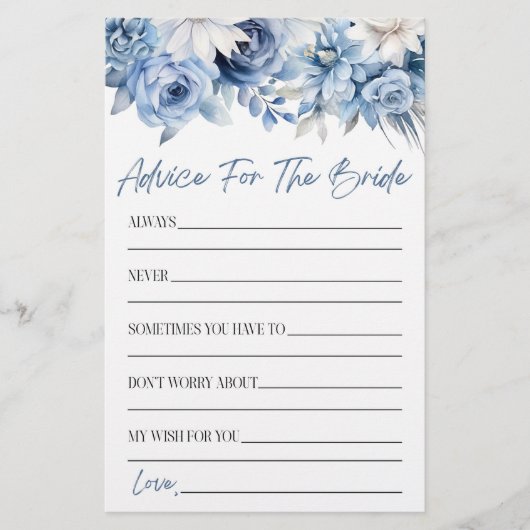 Floral advies voor het bruid Vrijgezellenfeest spe Briefpapier (Voorkant)