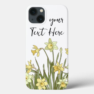 Floral afbeelding van gele kleefdieren op Case-Mate iPhone case