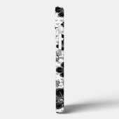 Floral afdrukken in zwart-wit Case-Mate iPhone case (Achterkant / Links)