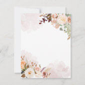 Floral Afstudeerder Klasse van 2025 Graduation Par Kaart (Achterkant)