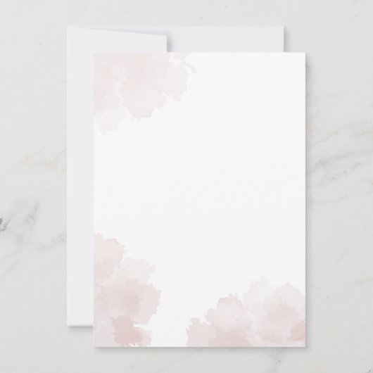 Floral Afstudeerder Party Afstuderen 2025 Kaart (Achterkant)